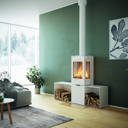 NEXO 120 in Weiss mit Stahltür